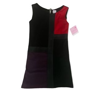 NWT Zoe Ltd Girls Color Block Tank Dress - Size 12